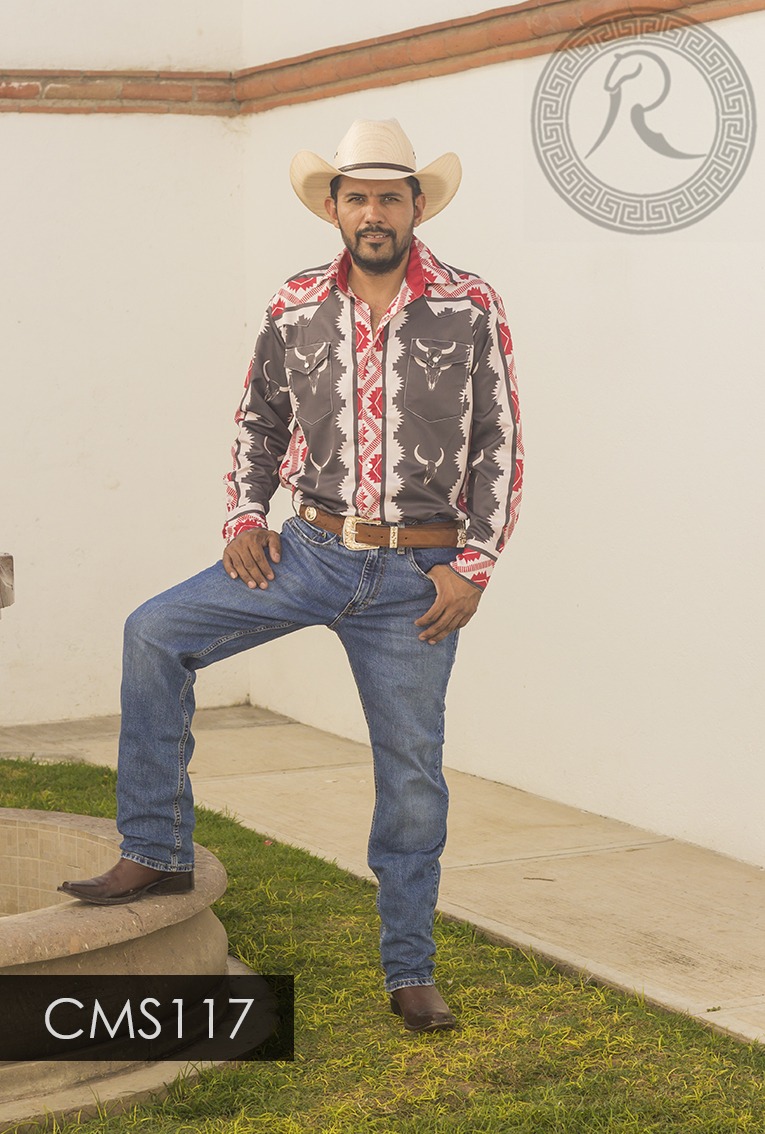 CAMISA WESTERN PARA: CABALLERO, NIÑO - CMS117